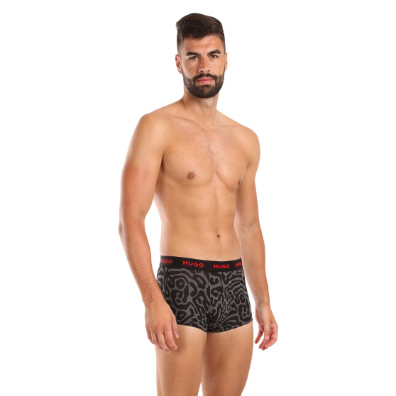 3PACK HUGO miesten bokserit moniväriset shortsit moniväriset (50517894 974)