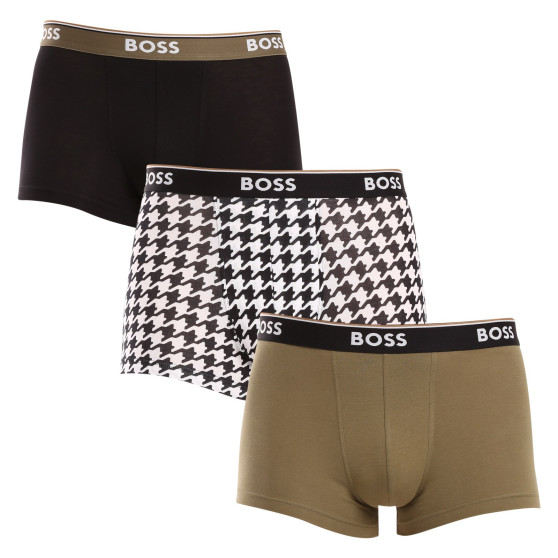 3PACK BOSS miesten bokserit moniväriset shortsit moniväriset (50514998 982)