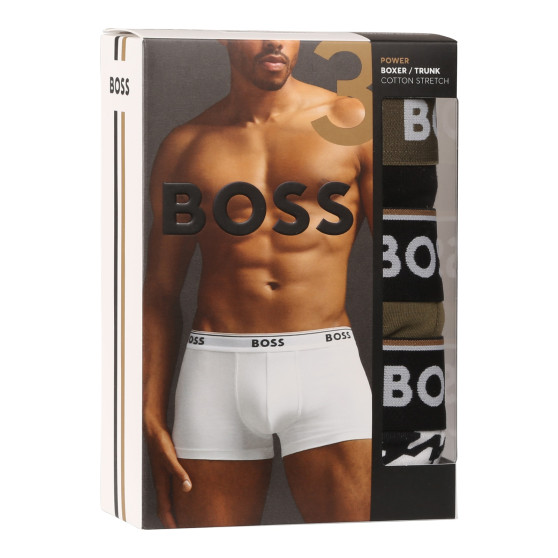 3PACK BOSS miesten bokserit moniväriset shortsit moniväriset (50514998 982)