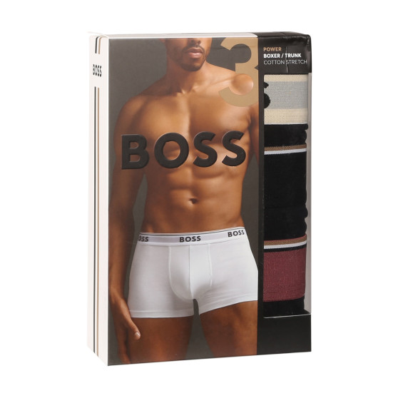 3PACK BOSS miesten bokserit moniväriset shortsit moniväriset (50517827 978)