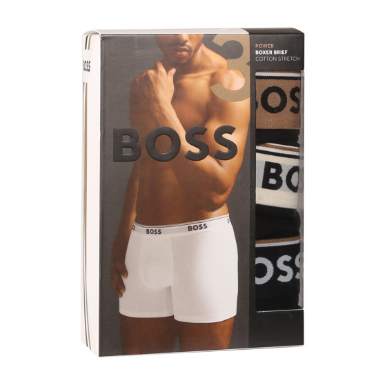 3PACK BOSS miesten bokserit moniväriset shortsit moniväriset (50517828 982)