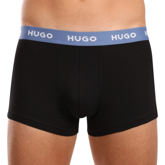 3PACK HUGO miesten bokserit moniväriset shortsit moniväriset (50517878 961)