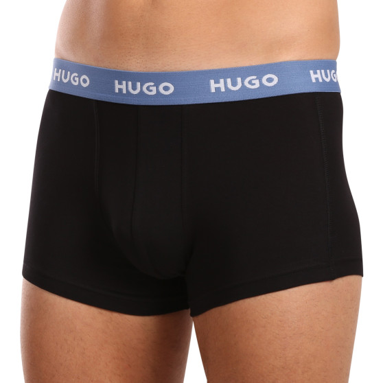 3PACK HUGO miesten bokserit moniväriset shortsit moniväriset (50517878 961)