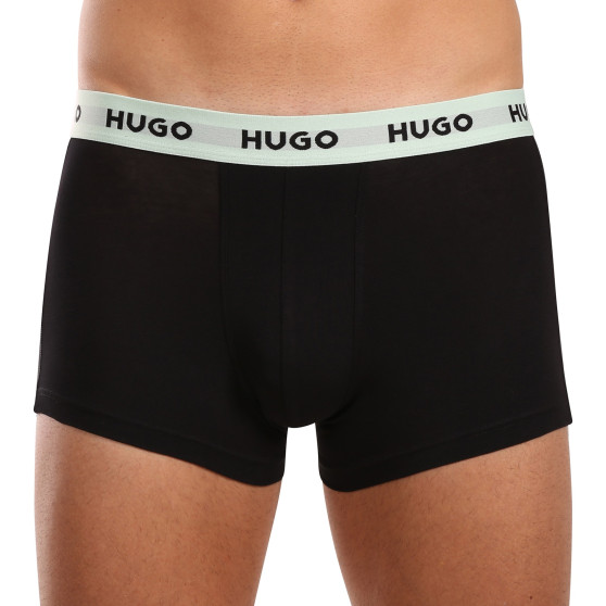 3PACK HUGO miesten bokserit moniväriset shortsit moniväriset (50517878 961)