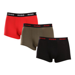 3PACK HUGO miesten bokserit moniväriset shortsit moniväriset (50517878 964)