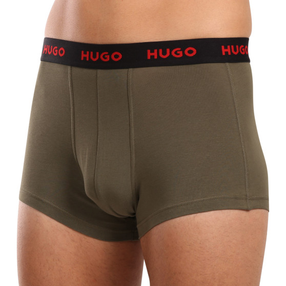 3PACK HUGO miesten bokserit moniväriset shortsit moniväriset (50517878 964)