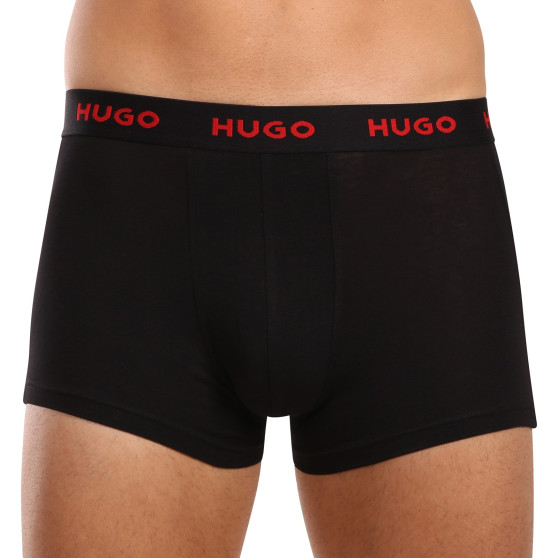 3PACK HUGO miesten bokserit moniväriset shortsit moniväriset (50517878 964)