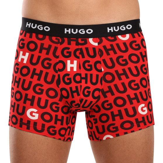 3PACK HUGO miesten bokserit moniväriset shortsit moniväriset (50517887 978)