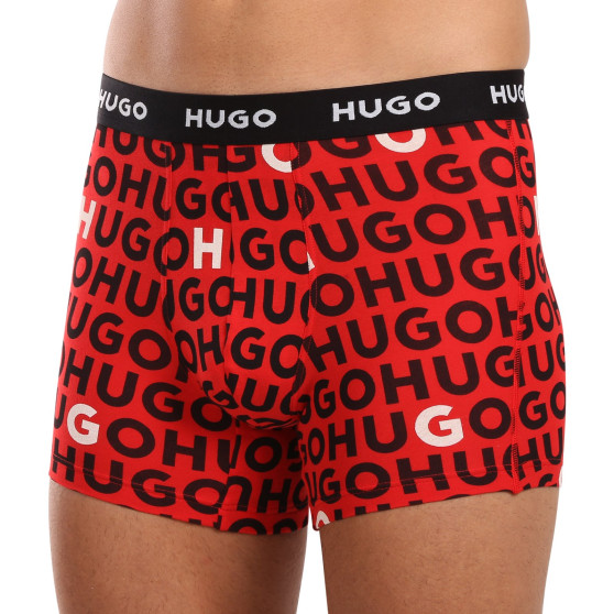 3PACK HUGO miesten bokserit moniväriset shortsit moniväriset (50517887 978)