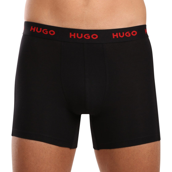 3PACK HUGO miesten bokserit moniväriset shortsit moniväriset (50517887 978)