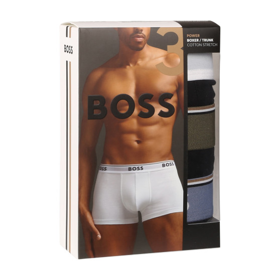 3PACK BOSS miesten bokserit mustat (50517827 980)