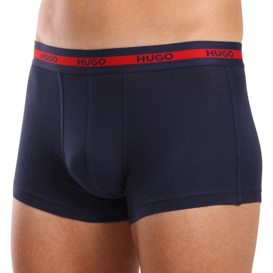 3PACK HUGO miesten bokserit moniväriset shortsit moniväriset (50517883 970)