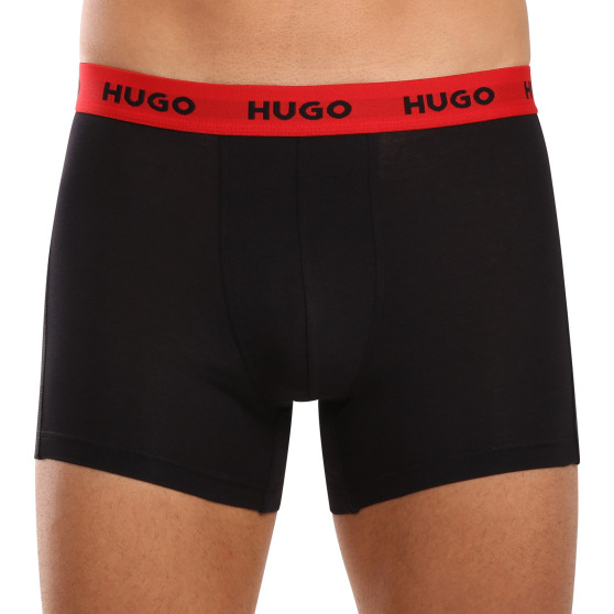 3PACK HUGO miesten bokserit moniväriset shortsit moniväriset (50517887 979)