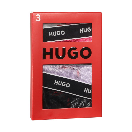 3PACK HUGO naisten stringit moniväriset (50523829 960)