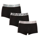 3PACK Calvin Klein miesten bokserit mustat (NB3074A-QTE)