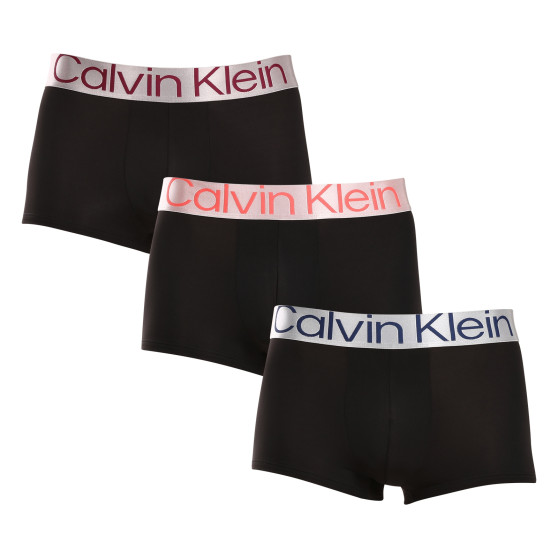 3PACK Calvin Klein miesten bokserit mustat (NB3074A-MJ3)