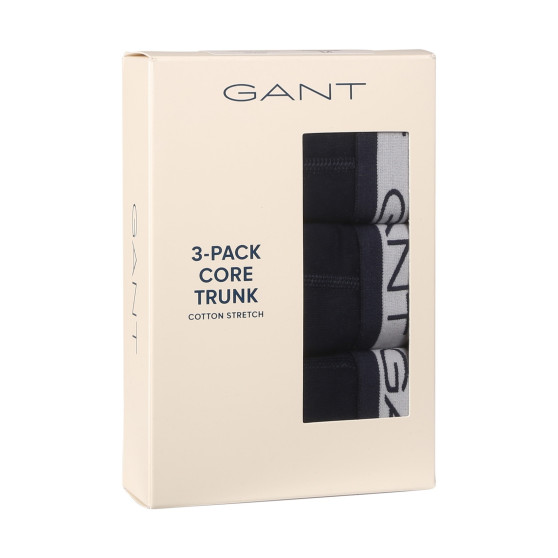 3PACK Gant miesten bokserit siniset (900003053-410)