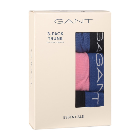 3PACK Gant miesten bokserit moniväriset shortsit moniväriset (902423013-407)