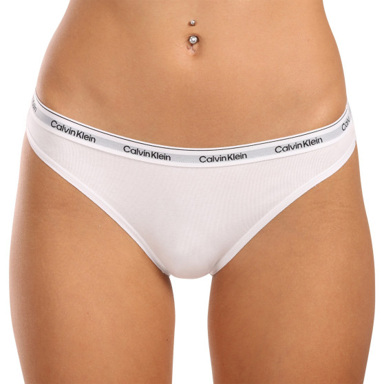 3PACK Calvin Klein naisten pikkuhousut valkoinen (QD5207E-100)