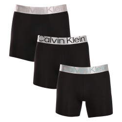 3PACK Calvin Klein miesten bokserit mustat (NB3075A-7V1)