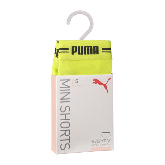 2PACK Puma naisten pikkuhousut keltaiset (603033001 021)