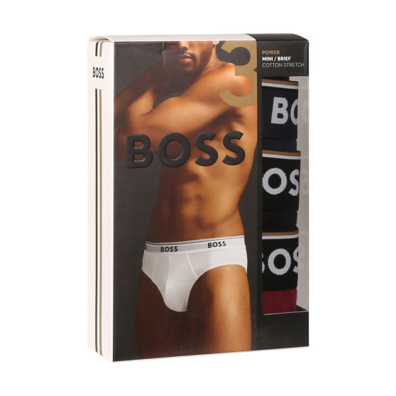 3PACK BOSS miesten alushousut moniväriset (50517826 976)