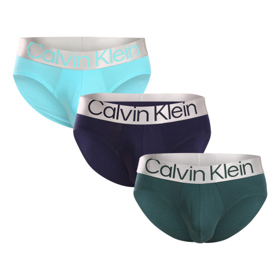 3PACK Calvin Klein miesten alushousut moniväriset (NB3129A-N2M)