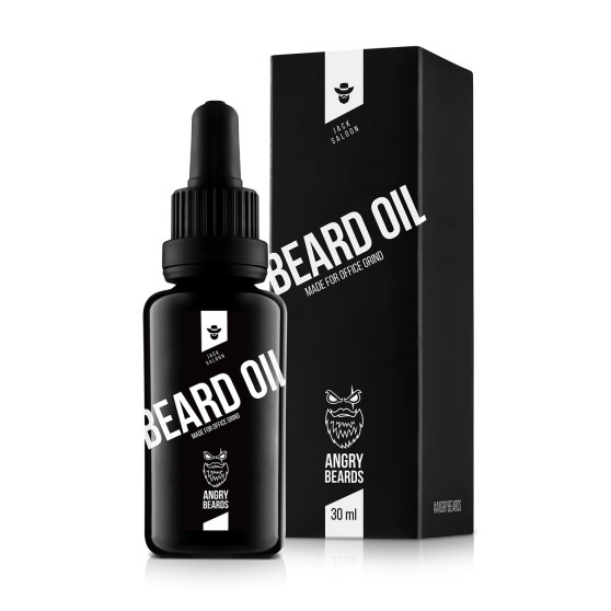 Angry Beards Partaöljy Jack Saloon miehille 30 ml