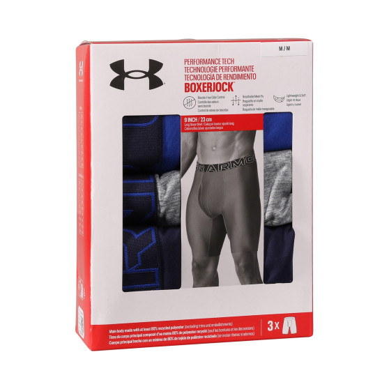 3PACK Under Armour miesten bokserit moniväriset shortsit moniväriset (1383880 400)