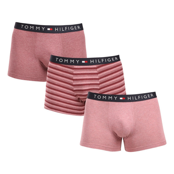 3PACK Tommy Hilfiger miesten bokserit moniväriset shortsit moniväriset (UM0UM03399 0XO)