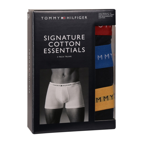 3PACK Tommy Hilfiger miesten bokserit tummansiniset shortsit (UM0UM02763 0WR)