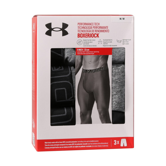 3PACK Under Armour miesten bokserit moniväriset shortsit moniväriset (1383880 035)