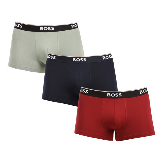 3PACK BOSS miesten bokserit moniväriset shortsit moniväriset (50517827 967)