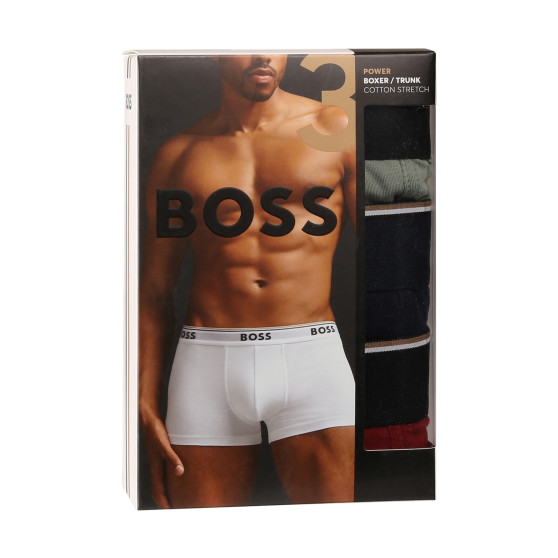 3PACK BOSS miesten bokserit moniväriset shortsit moniväriset (50517827 967)