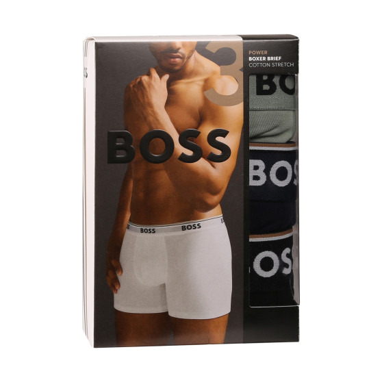 3PACK BOSS miesten bokserit moniväriset shortsit moniväriset (50517828 970)