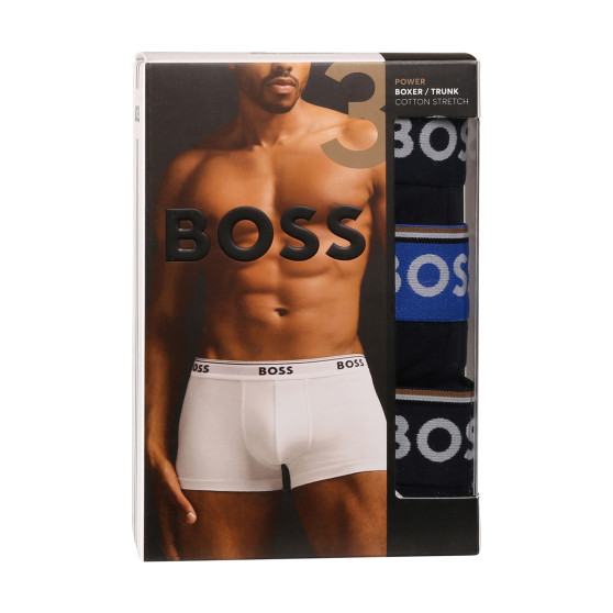 3PACK BOSS miesten bokserit moniväriset shortsit moniväriset (50517829 961)