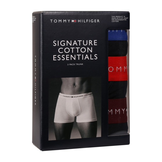 3PACK Tommy Hilfiger miesten bokserit tummansiniset shortsit (UM0UM02763 05K)