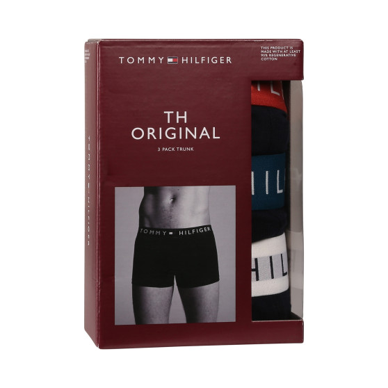 3PACK Tommy Hilfiger miesten bokserit moniväriset shortsit moniväriset (UM0UM03181 0RX)