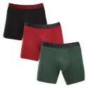 3PACK Under Armour miesten bokserit moniväriset shortsit moniväriset (1383889 302)