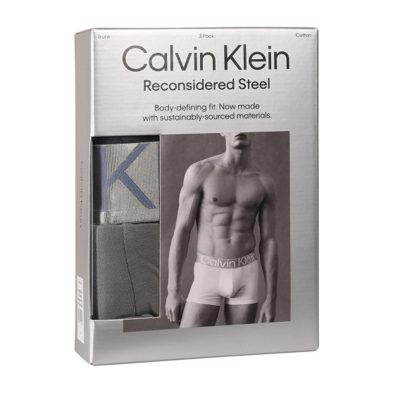 3PACK Calvin Klein miesten bokserit moniväriset shortsit moniväriset (NB3130A-PZD)