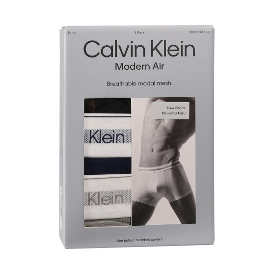 3PACK Calvin Klein miesten bokserit moniväriset shortsit moniväriset (NB3953A-PS8)