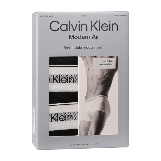 3PACK Calvin Klein miesten bokserit mustat (NB3956A-UB1)