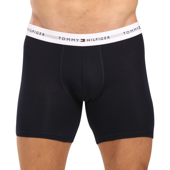 3PACK Tommy Hilfiger miesten bokserit tummansiniset shortsit (UM0UM02765 0W3)