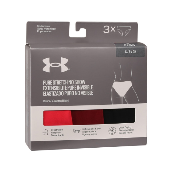 3PACK Under Armour naisten pikkuhousut moniväriset (1383897 713)