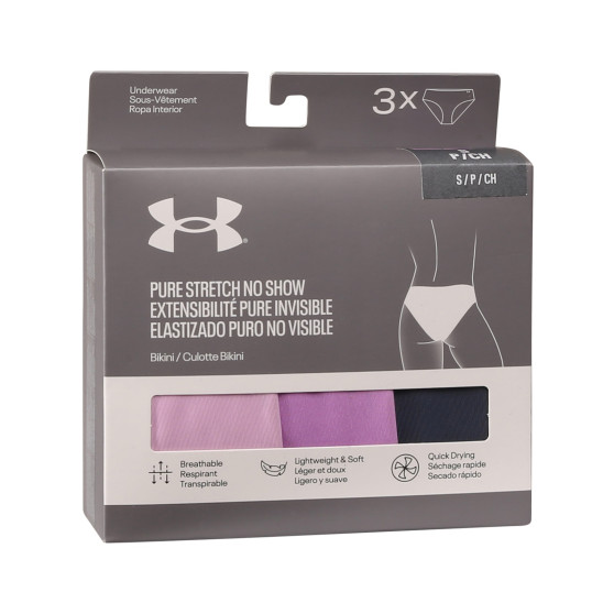 3PACK Under Armour naisten pikkuhousut moniväriset (1383898 572)