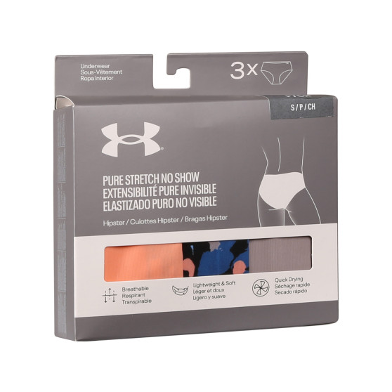 3PACK Under Armour naisten pikkuhousut moniväriset (1383896 432)