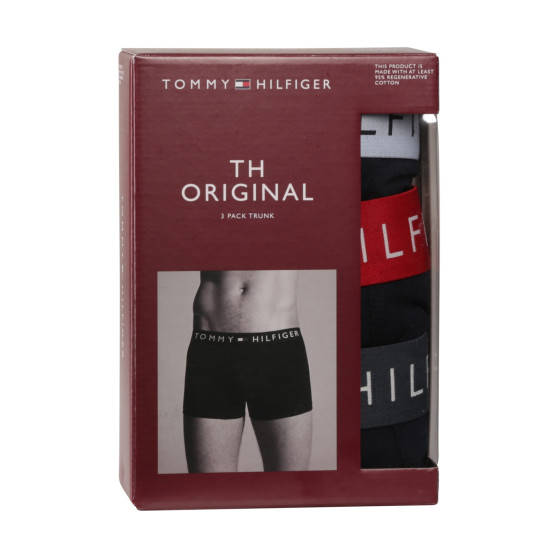 3PACK Tommy Hilfiger miesten bokserit tummansiniset shortsit (UM0UM03181 0R1)