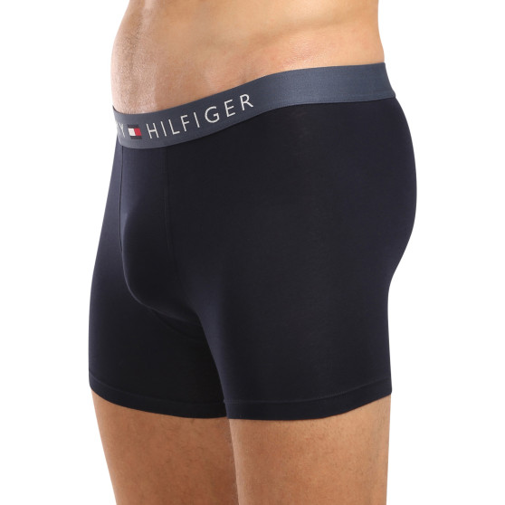 3PACK Tommy Hilfiger miesten bokserit tummansiniset shortsit (UM0UM03431 0R1)