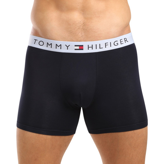 3PACK Tommy Hilfiger miesten bokserit tummansiniset shortsit (UM0UM03431 0R1)