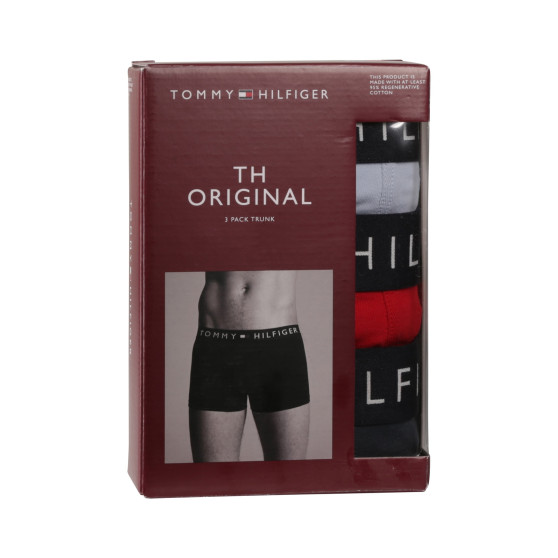 3PACK Tommy Hilfiger miesten bokserit moniväriset shortsit moniväriset (UM0UM03180 0R1)